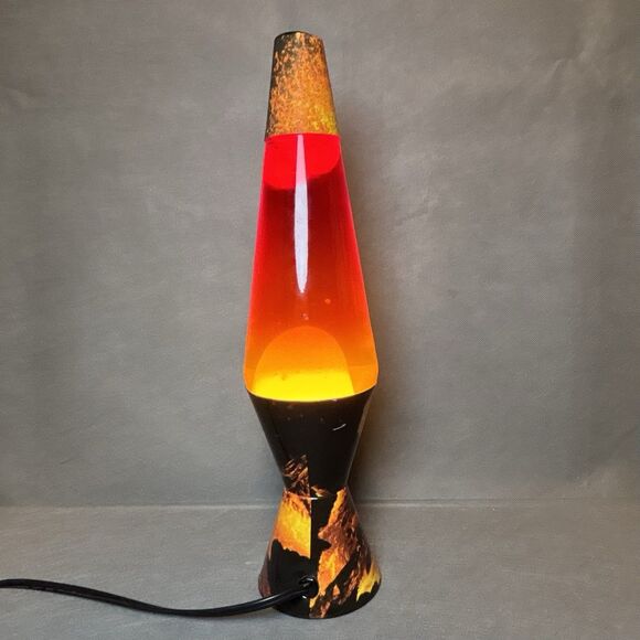 Lava Lamp The Original Colormax Lamp w/Volcano Base-Schylling 14”-WORKS - Picture 7 of 12
